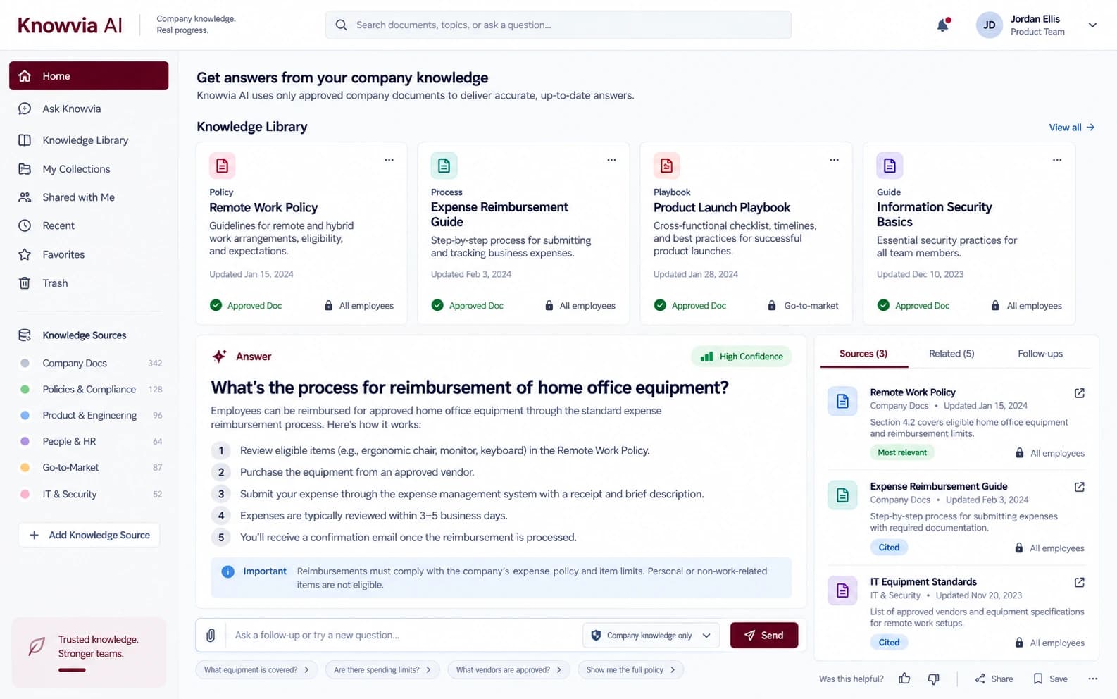 Custom GPT Knowledge Assistant capability showcase by Elite Web Technologies
