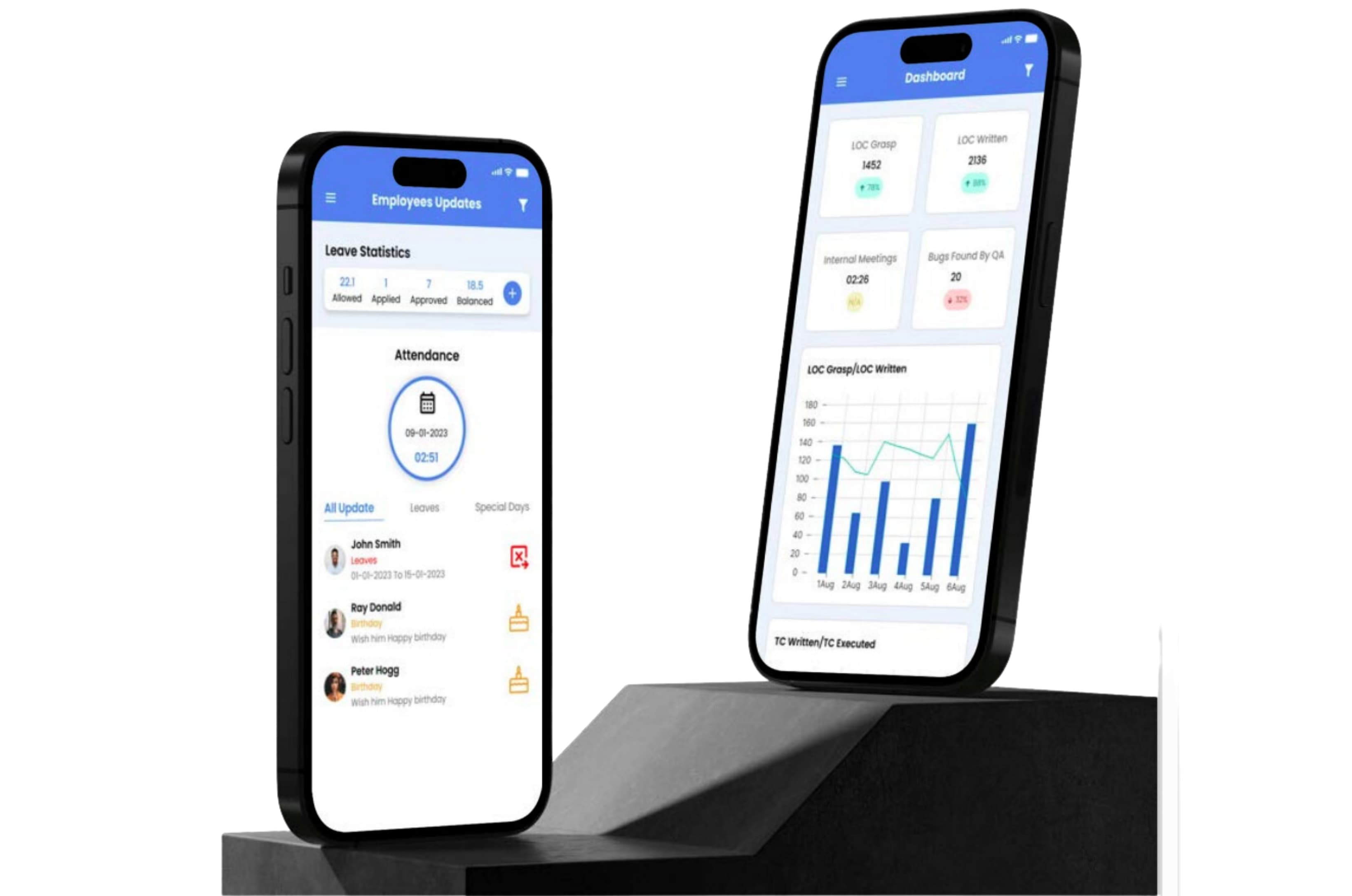 HRMS system and timesheet mobile app by Elite Web Technologies
